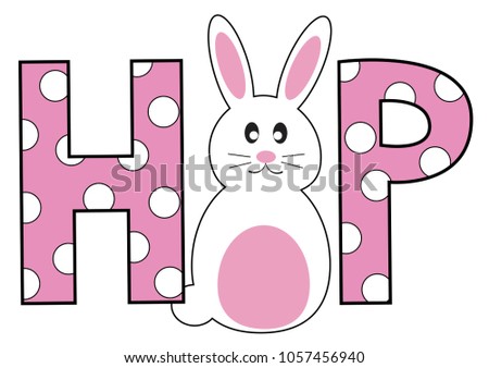 Happy Easter Hop Bunny