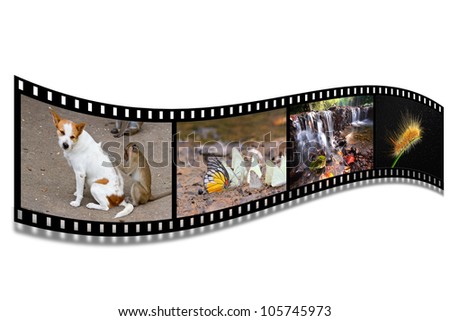 3D FILM STRIP WITH NICE PICTURES
