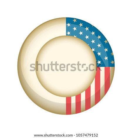 Retro United States campaign button
