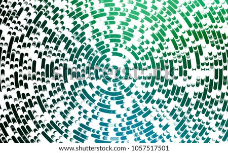 Light Blue, Green vector background with bubble shapes. A sample with blurred bubble shapes. Pattern for your business design.