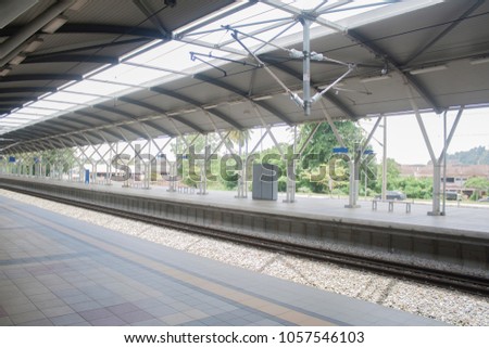 platform at the station
