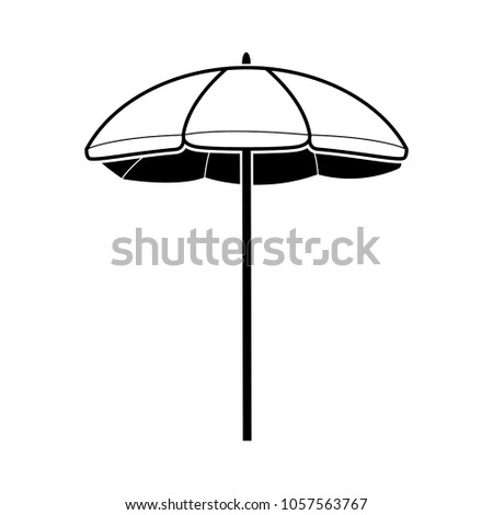 Isolated umbrella icon