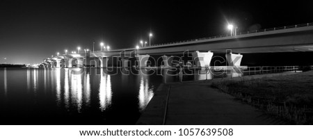Hathaway Bridge Panama City Fl Royalty-Free Stock Photo #1057639508