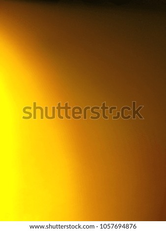 Sunlight on yellow sky.
