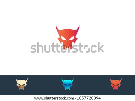 Skull icon vector illustration design logo
