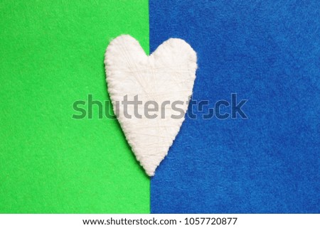 Heart. Valentines day. White heart