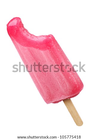 Popsicle isolated on white background Royalty-Free Stock Photo #105775418