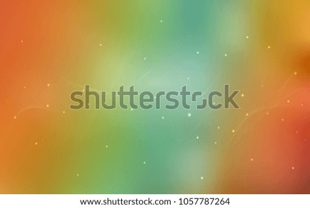 Light Green, Yellow vector texture with disks. Abstract illustration with colored bubbles in nature style. Beautiful design for your business natural advert.