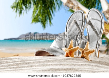 Summer photo of beach and free space for your decoration. 
