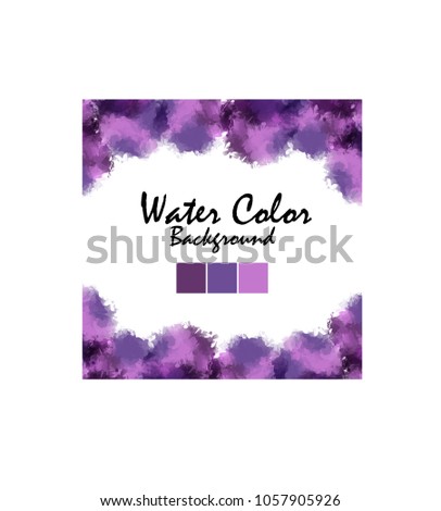 Purple shade of watercolor.