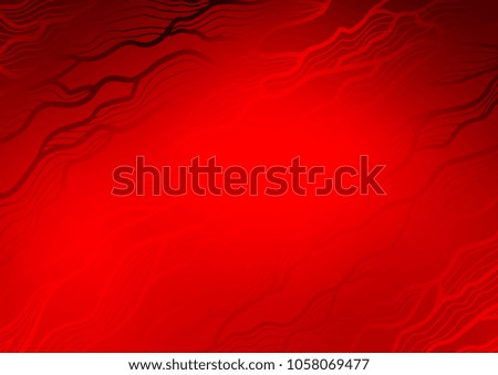 Light Red vector natural elegant pattern. An elegant bright illustration with lines in Natural style. The elegant pattern can be used as a part of a brand book.