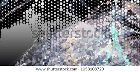 Abstract background. Spotted halftone effect. Dots, circles. Vector clip art