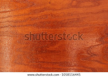 Closeup to a shiny wood surface. Background.