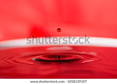 splash droplet water as artistic background, liquid drop