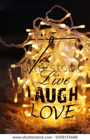 live laugh love lights