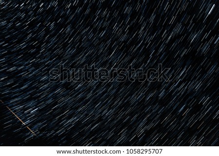 long exposure of night sky