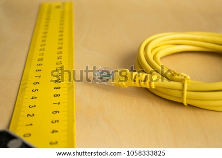 the yellow wire is for the Internet
