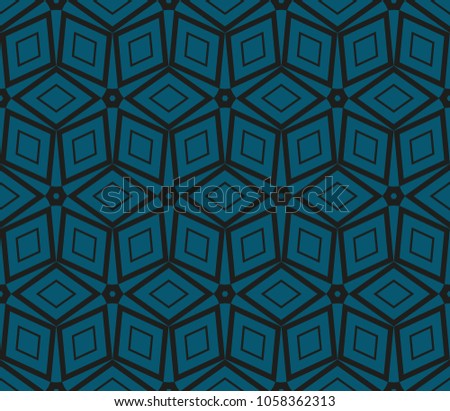 Decorative seamless geometric pattern. Vector illustration.