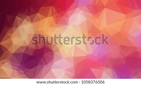 Vector triangle mosaic background with transparencies in dark colors