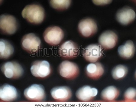 blurred of circle shiny