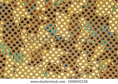 festive background with shiny gold fabric.