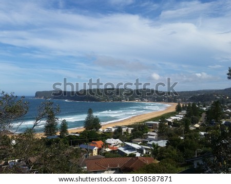 Above Avoca Beach new south wales Australia.  1.5 hours north of Sydney.  Central coast NSW.