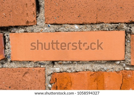 smooth red brick