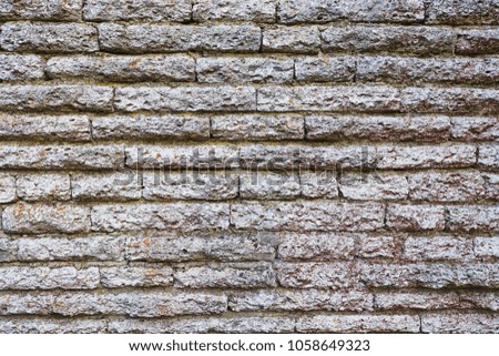 Gray grunge brick wall background for texture