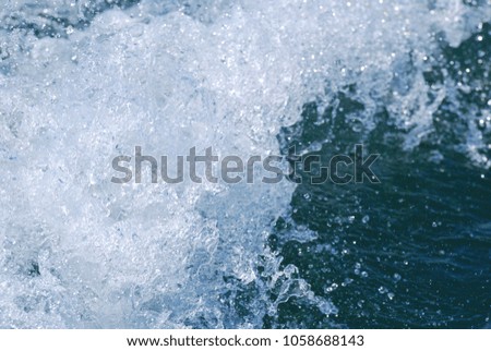Water Splashes, Blue Waves