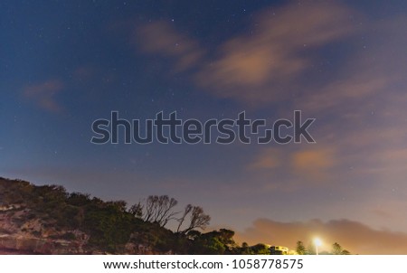 Pre Dawn Night Sky - Capturing the sunrise from The Skillion at Terrigal on the Central Coast, NSW, Australia.