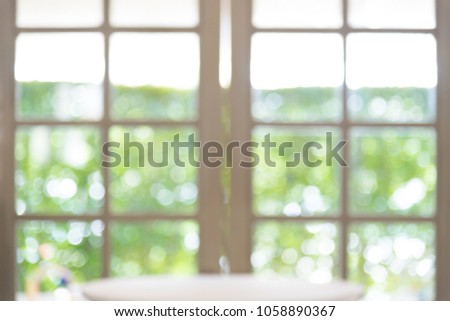 Blurred window, abstract background