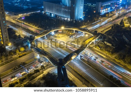 busy traffic in hangzhou china
