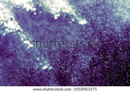 Abstract Purple bokeh Dust Explosion Background