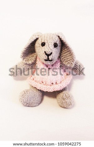 Handmade knitted Easter Bunny Rabbit
