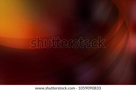 Dark Red vector background with lamp shapes. A vague circumflex abstract illustration with gradient. New composition for your brand book.