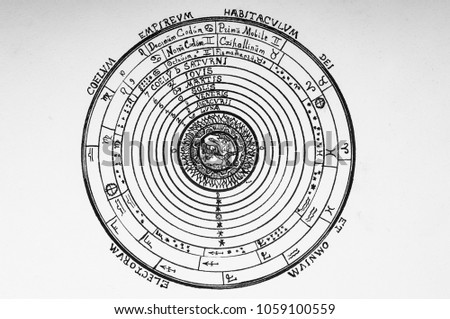 Astrological background, star circle