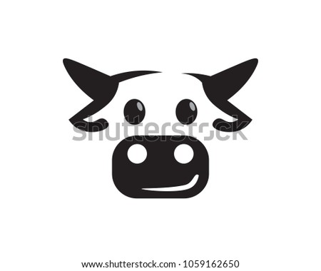 cow head, cow logo animal, buffalo, mammals, Bull horn logo and animal logo symbols template icons logo and vector animals