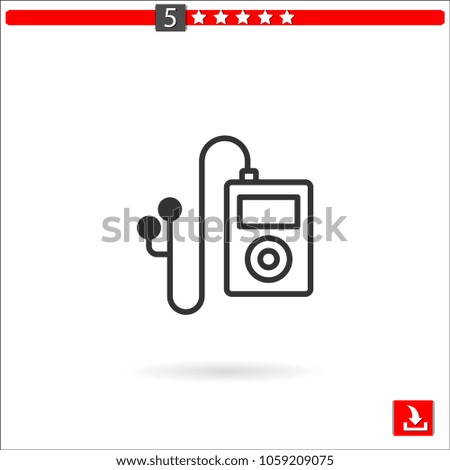 music vector icon