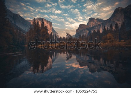 Yosemite Reflection Sunset