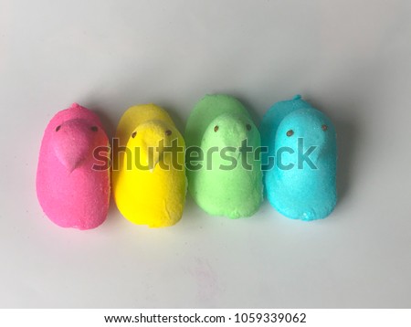 Easter marshmallow peeps candy
 Royalty-Free Stock Photo #1059339062