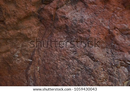 Surface of stone