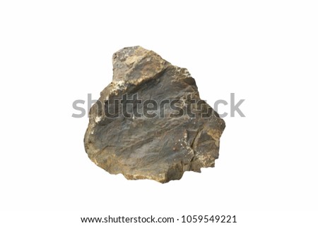  Stones on a white background