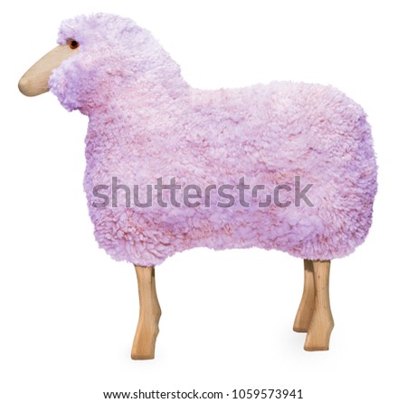 Purple toy sheep 