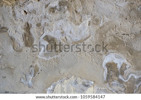 old wall cement