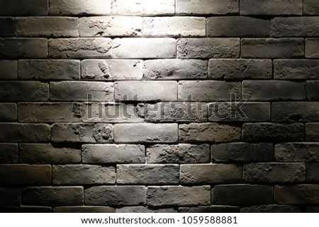 rock background with lamp light