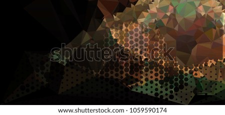Abstract background with dots. Horizontal banner, texture, flyer, layout, postcard. Vector clip art