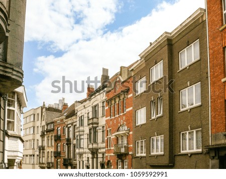Photo of brown and black concrete buildings in Brussels, Belgium.