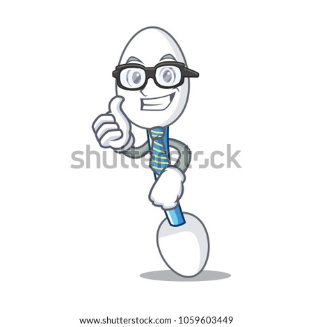 Businessman cotton swab character cartoon