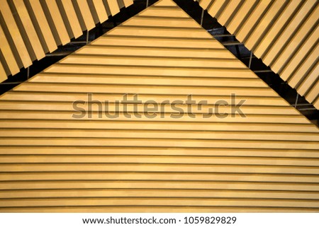 Components of a building with a beautiful pattern 