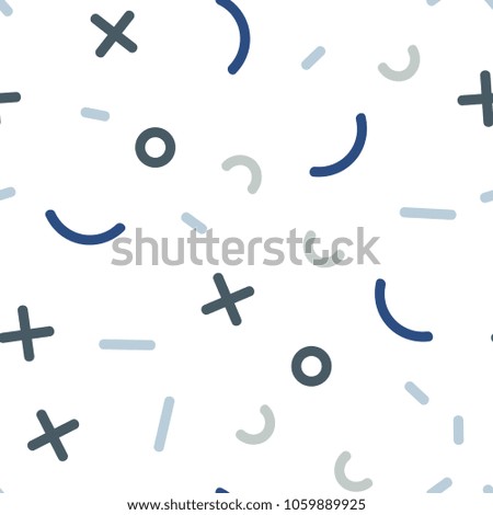 Light Blue, Yellow vector seamless texture with elements of lines. Trendy seamless illustration with abstract lines. Pattern for design of fabric, wallpapers.